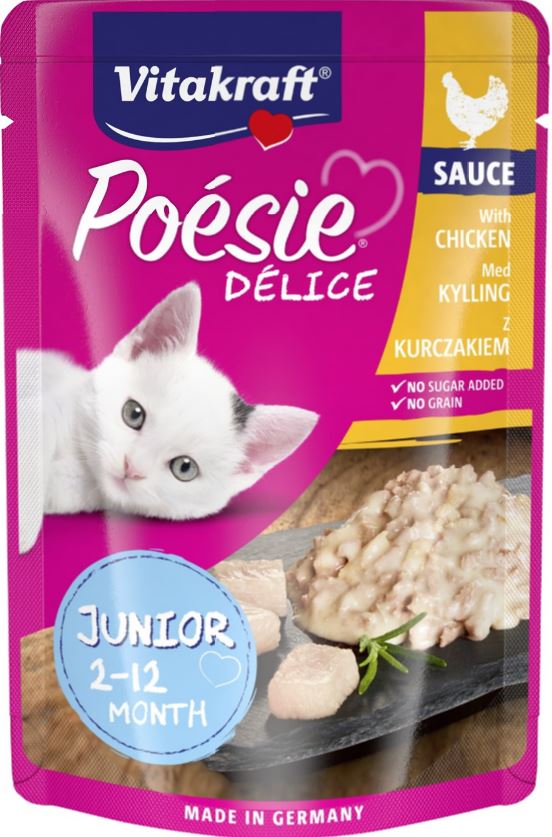 Vitakraft - Poésie Délice Junior kylling 85gr
