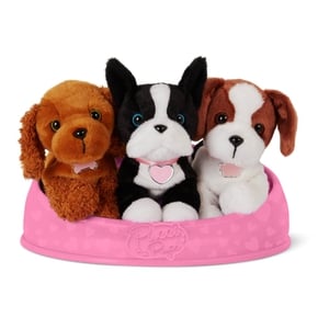 Pucci - Pups Adopt-A-Pup, pink basket (708383) - Leker