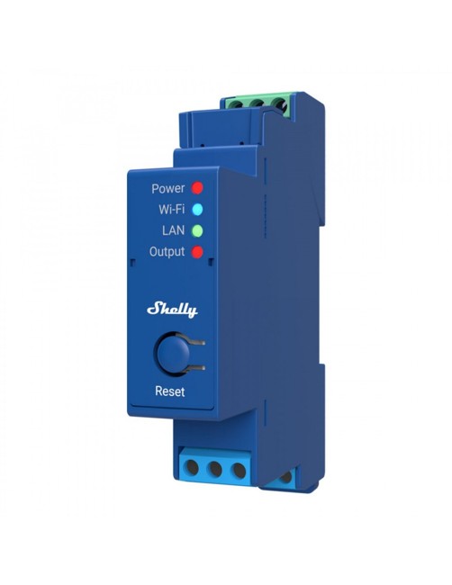 Shelly Pro 1 - WiFI relæ med potentialfrit kontaktsæt (110-230VAC)