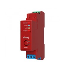 Shelly - Pro 1PM - Professional DIN Rail Relay Switch with Power Metering - Wi-Fi, LAN, and Bluetooth Connectivity