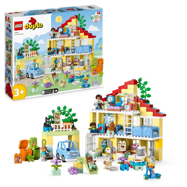 LEGO Duplo - 3-i-1 Familiehjem (10994)