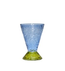 Hübsch - Abyss Vase - Light blue Olive