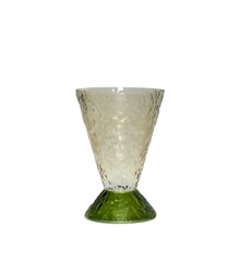 Hübsch - Abyss Vase - Dark green Brown