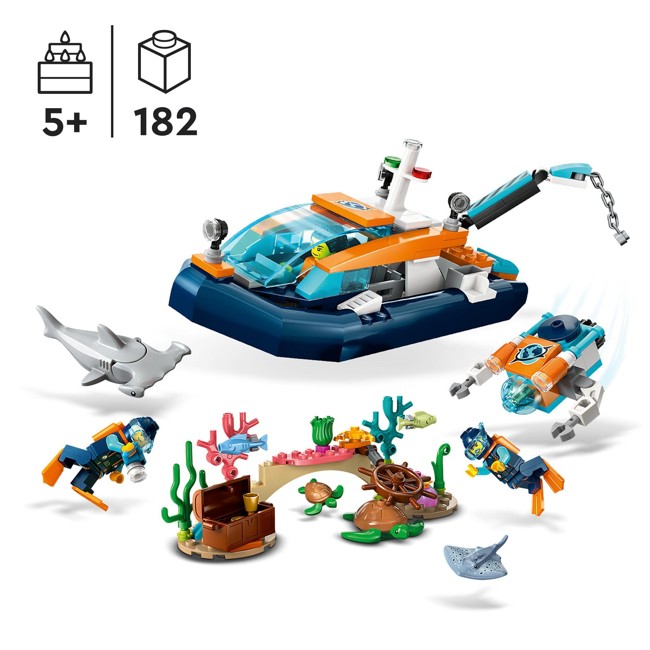 LEGO City - Explorer Diving Boat (60377)