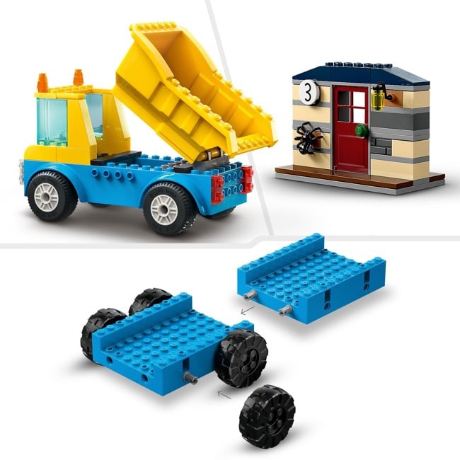 LEGO City - Construction Trucks and Wrecking Ball Crane (60391)