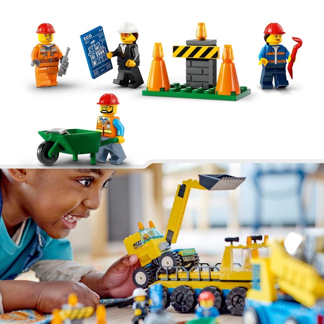 LEGO City - Construction Trucks and Wrecking Ball Crane (60391)