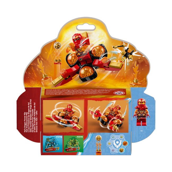 LEGO Ninjago - Kai’s Dragon Power Spinjitzu Flip (71777)