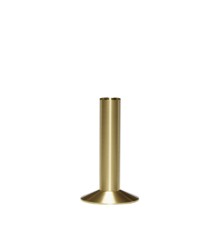 Hübsch - Sleek Candleholder Brass