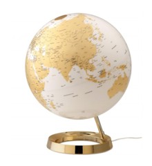 Globe Metal Bright Gold 30cm GB Illuminated