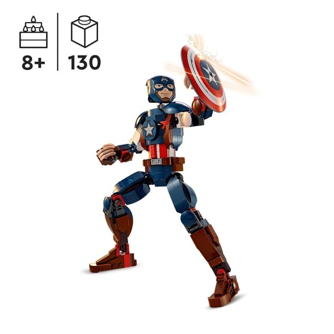 LEGO Super Heroes - Captain America Construction Figure (76258)