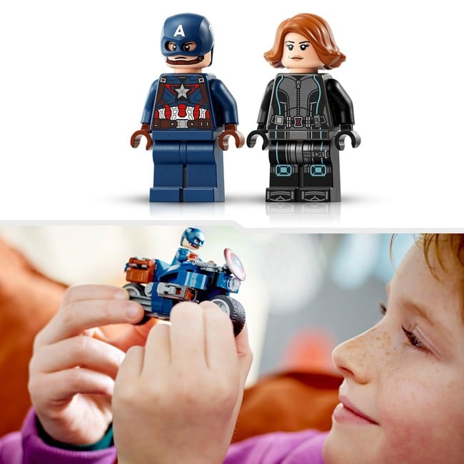 LEGO Super Heroes - Black Widow & Captain America Motorcycles (76260)