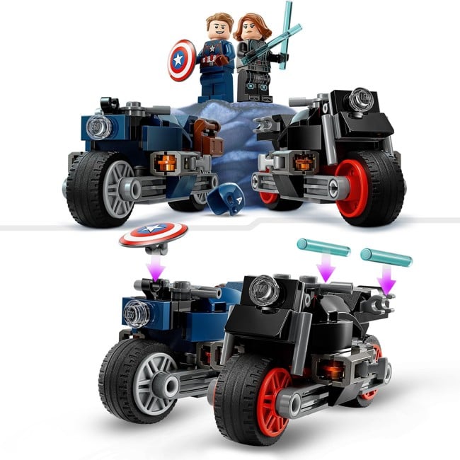 LEGO Super Heroes - Black Widow & Captain America Motorcycles (76260)