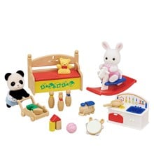 Sylvanian Families - Baby's Toy Box -Snow Rabbit & Panda Babies (5709)