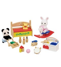 Sylvanian Families - Baby's Toy Box -Snow Rabbit & Panda Babies (5709)