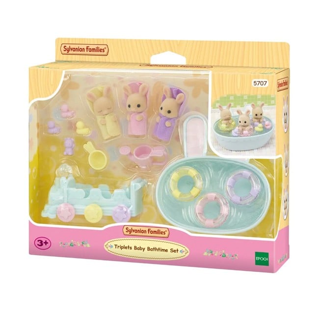 Sylvanian Families - Triplets Baby Bathtime Set (5707)