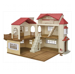 Sylvanian Families - Byhus med Lys - med det hemmelige loftsrum (5708)