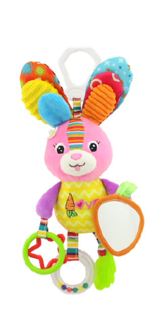 Happy Baby - Activity Hanger Rabbit Pink (502207)
