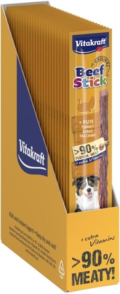 Vitakraft - 25 x Beef Stick Turkey 12gr