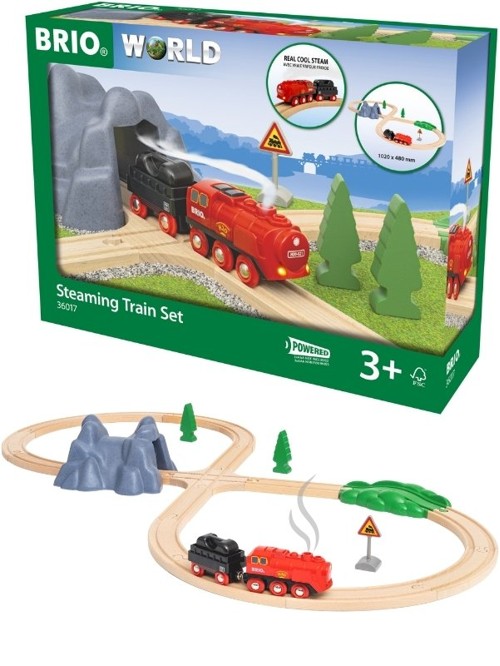 BRIO World - 36017 Steaming Train Set 