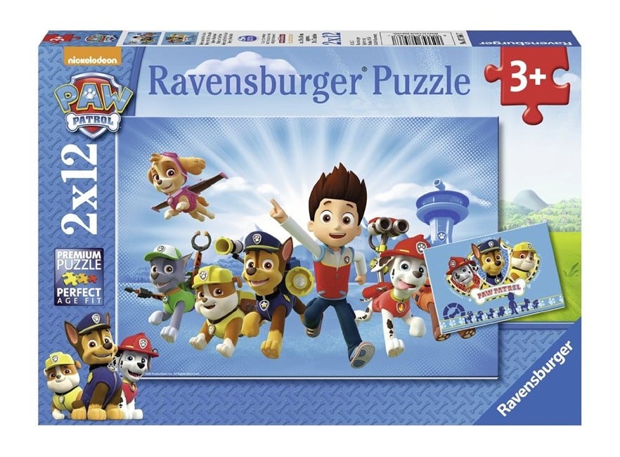 Ravensburger - Paw Patrol 2x12p puzzle - (10107586)