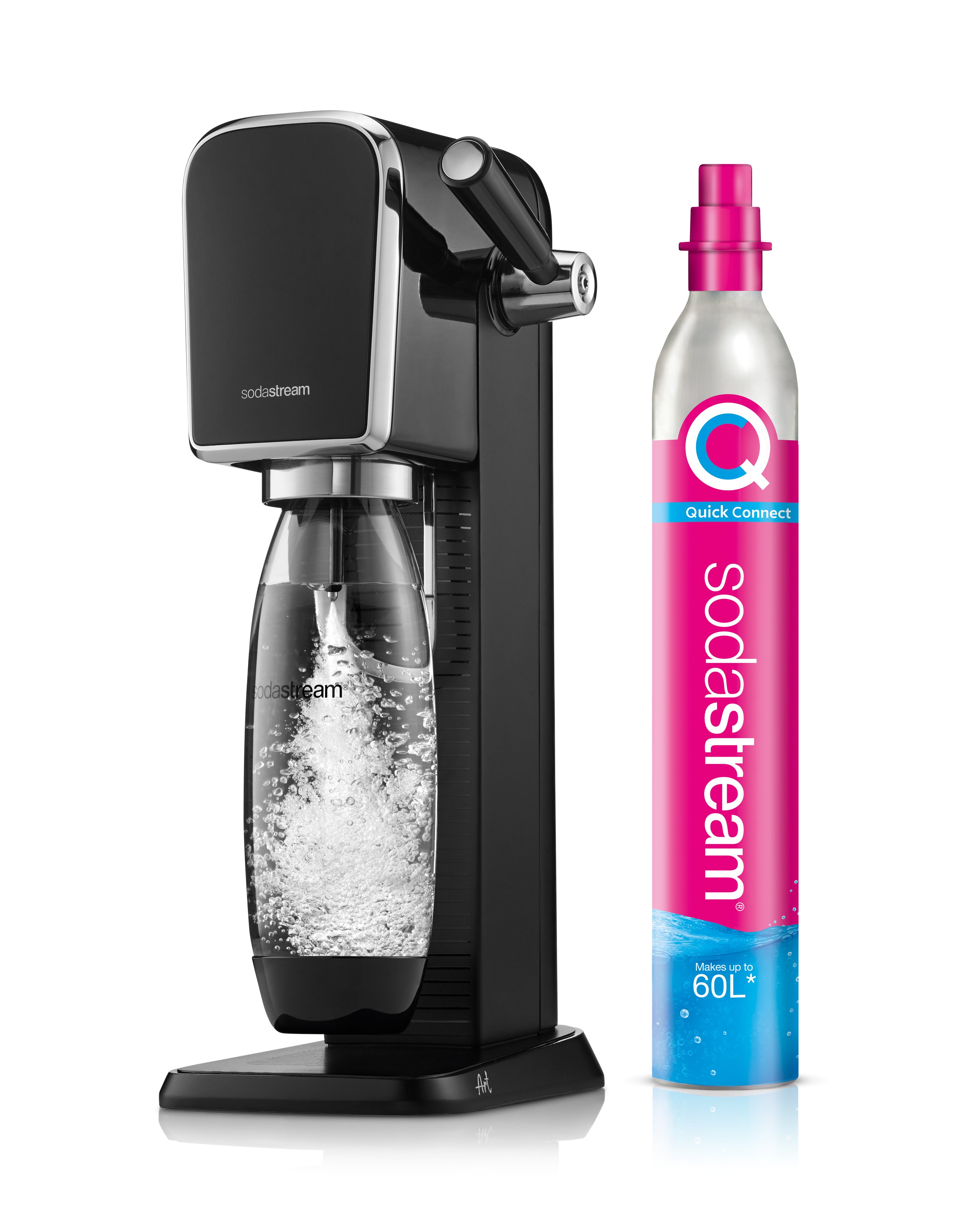 Buy Sodastream - Art (Carbon Cylinder Included) - Black - Free shipping