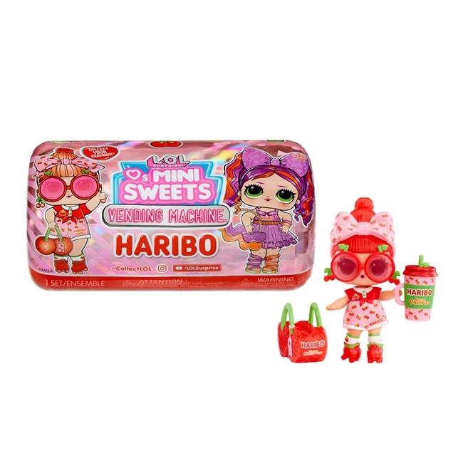 L.O.L. Suprise! loves Mini Sweets vending machine Haribo