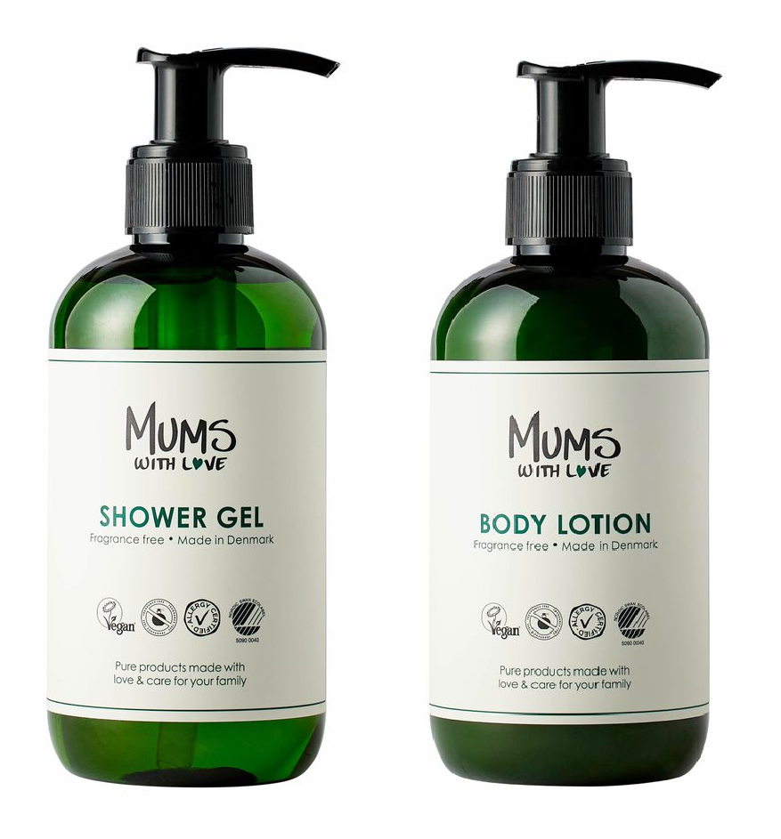 Mums With Love - Bath&Shower Gel 250 ml + Body Lotion 250 ml - Skjønnhet