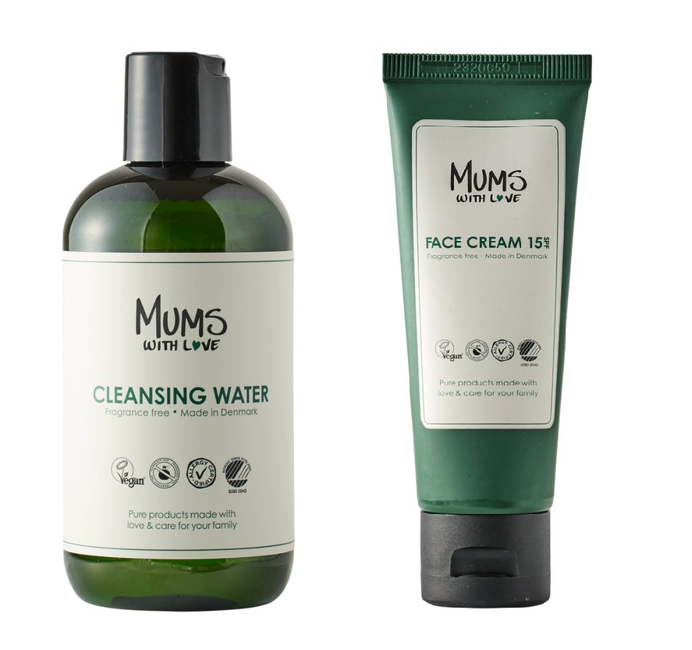 Mums With Love - Cleansing Water 250 ml + Face Cream SPF 15 50 ml
