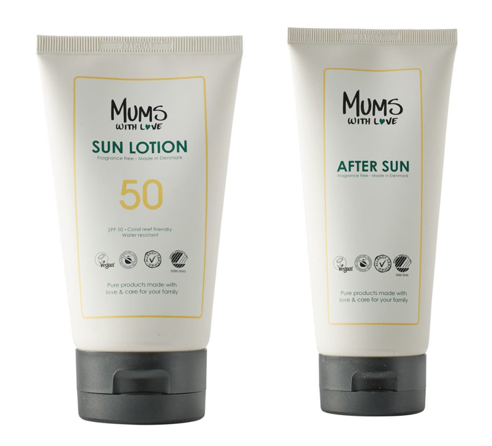 Mums With Love - Sun lotion SPF 50 150 ml + Aftersun 200 ml - Sonnencreme