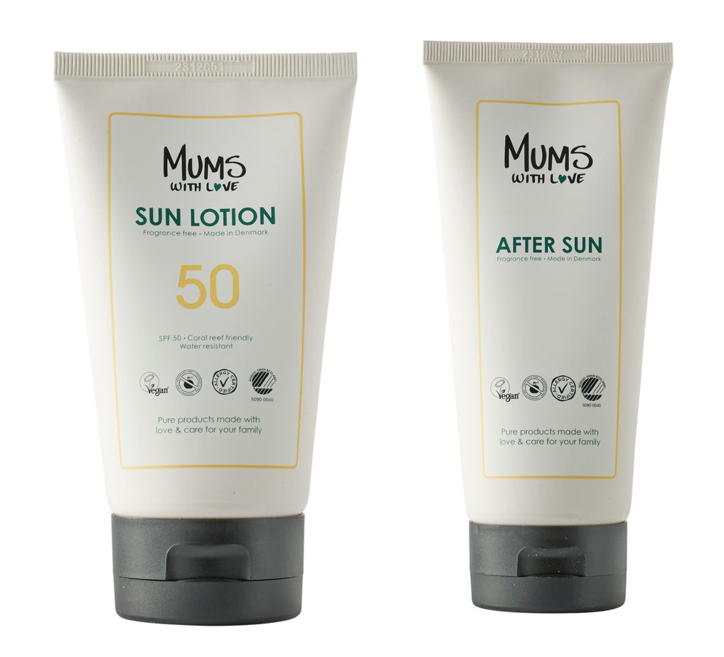 Mums With Love - Sun lotion SPF 50 150 ml + Aftersun 200 ml - Skjønnhet