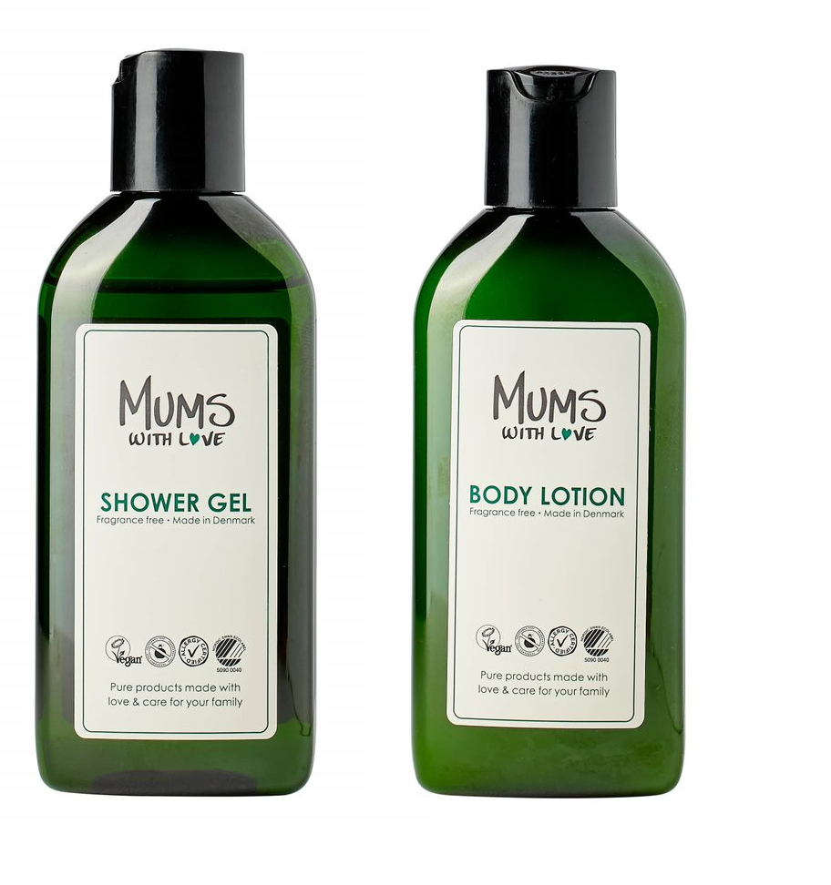 Mums With Love - Bath&Shower Gel 100 ml + Body Lotion 100 ml - Skjønnhet