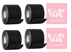 Booby Tape - 4 x Black