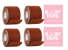Booby Tape - 4 x Brown thumbnail-1