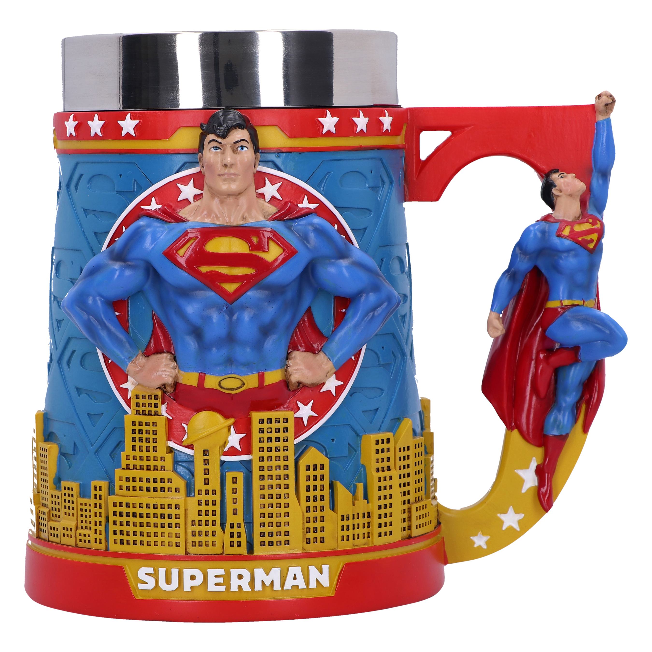 Superman Man of Steel Tankard 15.5cm - Fan-shop