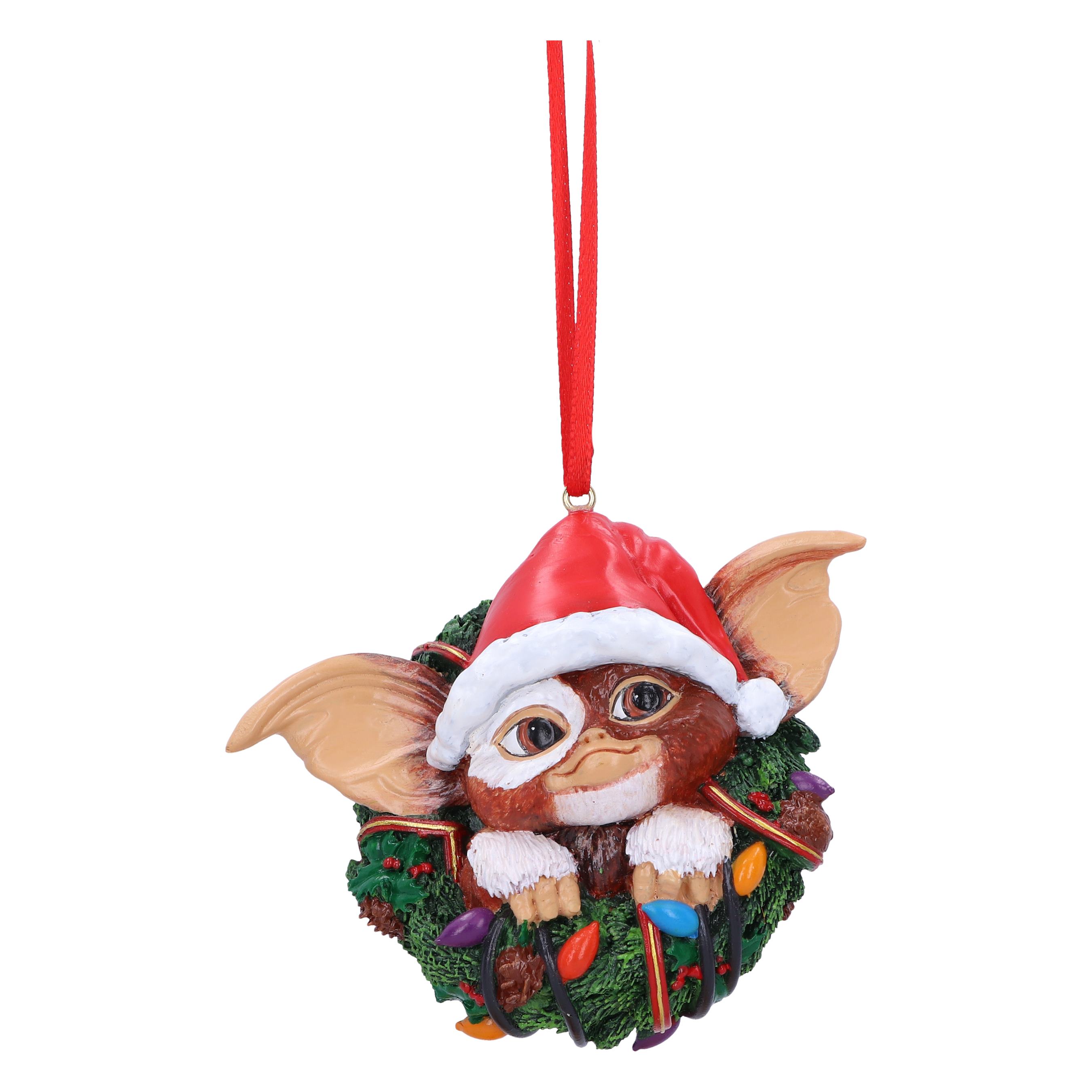 Gremlins Gizmo in Wreath Hanging Ornament 10cm - Fan-shop