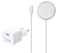 Teccus - Universal Hurtigoplader Sæt - 1xUSB-C PD 20W MagSafe