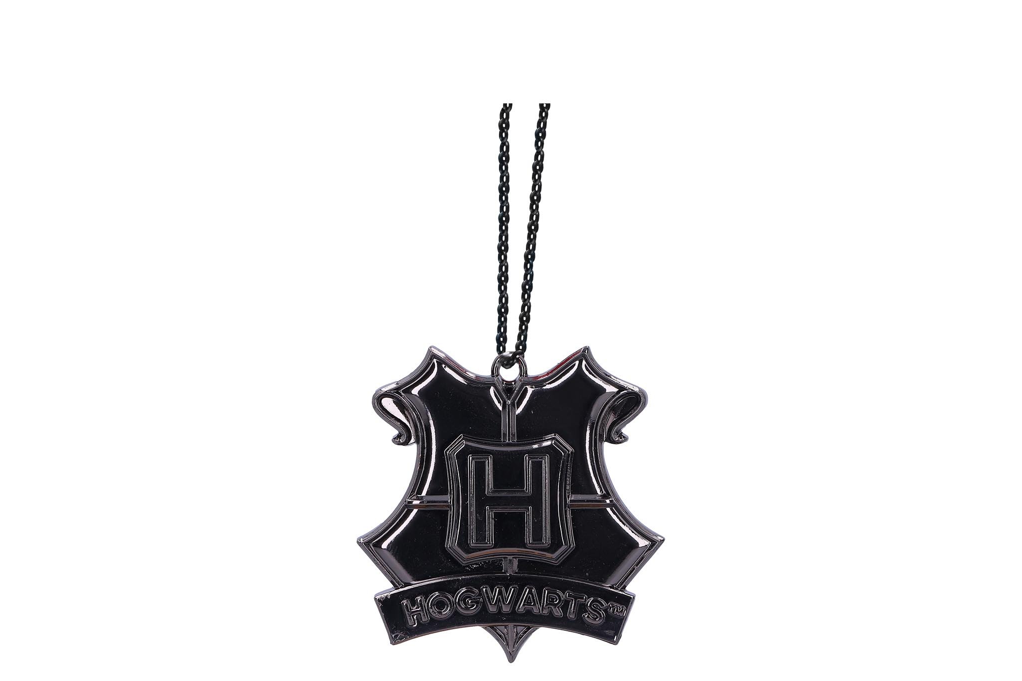 Harry Potter Hogwarts Crest (Silver) Hanging Ornament 6cm - Fan-shop
