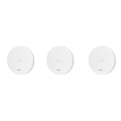 Hombli - Smart Smoke Detector White - Bundle 2+1 Value offer