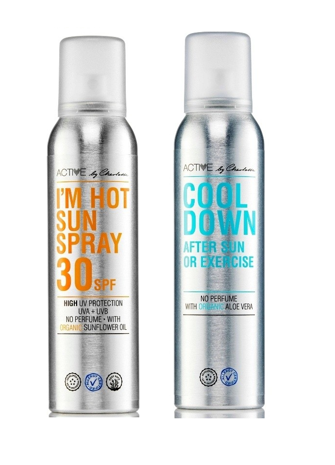 Active By Charlotte - I'M Hot Sun Spray SPF 30 150 ml + Active By Charlotte - Cool Down After Sun Or Exercise 150 ml - Skjønnhet