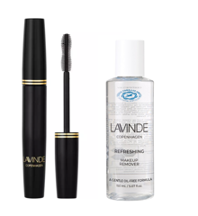 Lavinde Copenhagen - BEYOND Volume & Curl Mascara Waterproof + Refreshing Eye Makeup Remover 150 ml
