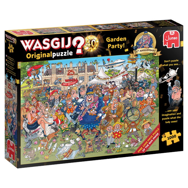 Wasgij - Original - #40 - Garden Party! 25th anniversary (2x1000 pieces) (JUM5019)