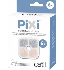 CATIT - Aktiv kul Filter til  Pixi 2.5L 6 Stk