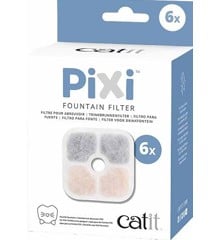 CATIT - Aktiv kul Filter til  Pixi 2.5L 6 Stk