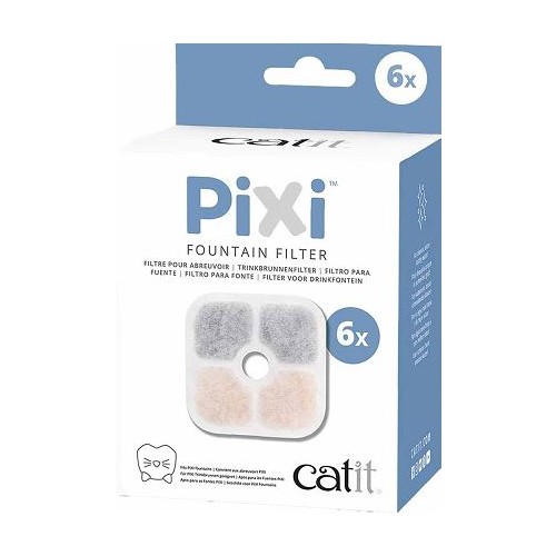 Catit - Coal Filter For Pixi - 2.5L - 6pcs