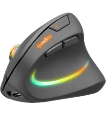 Speedlink - PIAVO PRO Illuminated Rechargeable Vertical Ergonomic Mouse - wireless, rubber-black