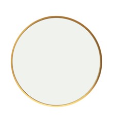 MOUD Home - REFLECTION round mirror with brass frame - dia 50 cm
