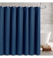 MOUD Home - WAFFLE Shower curtain - Navy