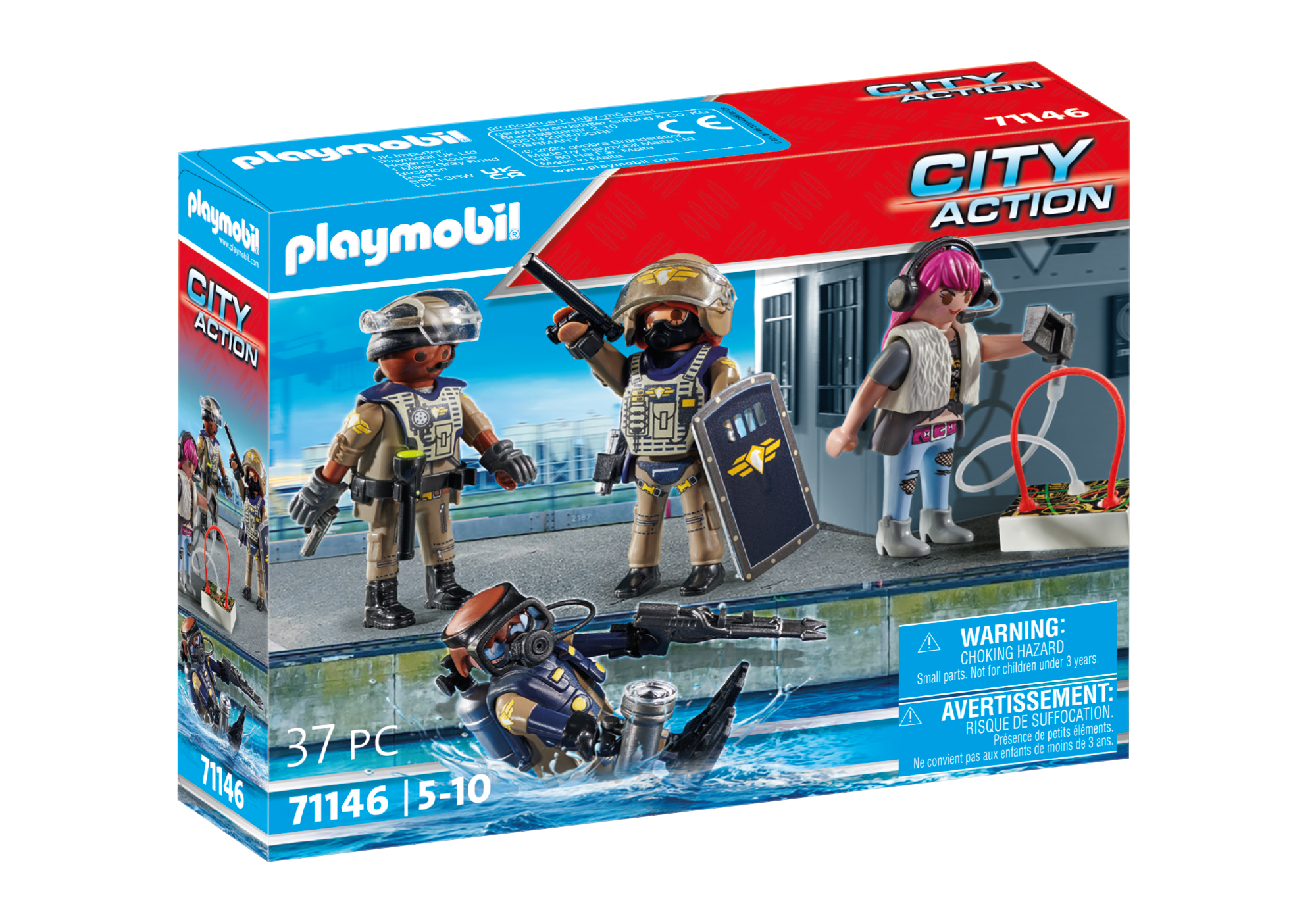Playmobil - Tactical Unit - Figure Set (71146) - Leker