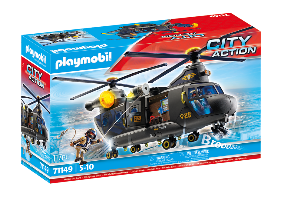 Playmobil - Insatsstyrkans räddningsflygplan (71149)