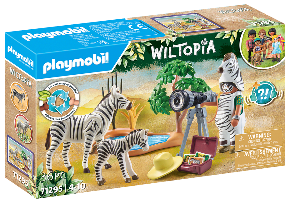 Playmobil - WILTOPIA - På språng med djurfotografen (71295)